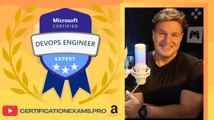 Microsoft Azure AZ-400 DevOps Engineer Expert Certification questions logo credly
