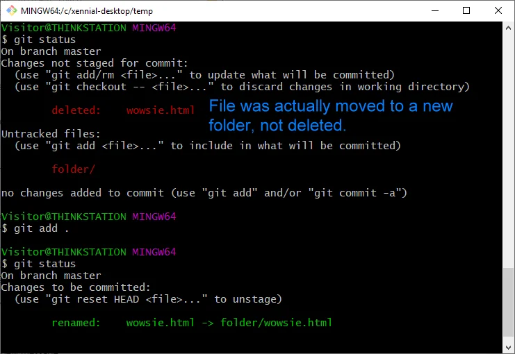 git move rename