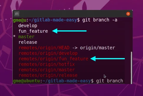 remove remote GitLab branch