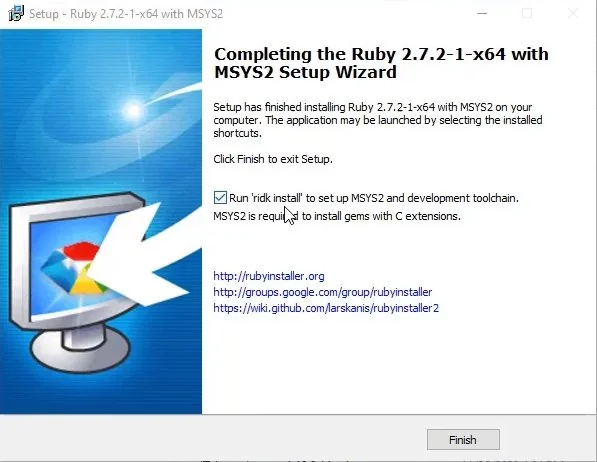 jekyll Windows install