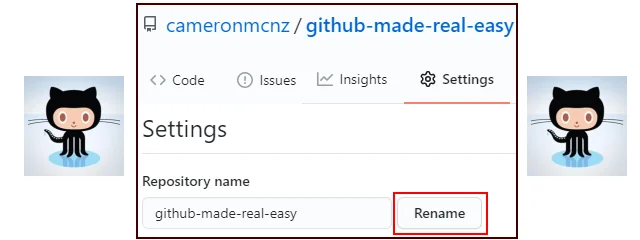 rename GitHub repository