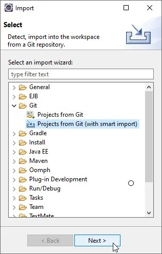 Maven Eclipse GitHub import