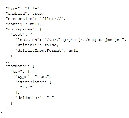 JSON configuration