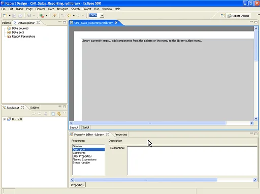 blank library file