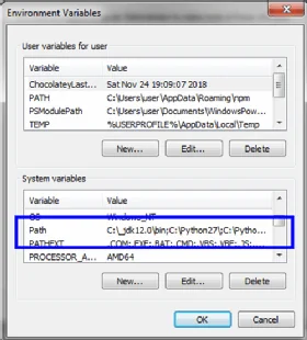 Java path not recognized