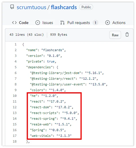 GitHub website technologies used