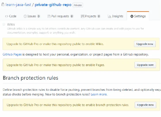 Pruned private repo features