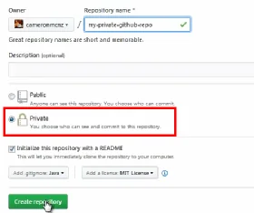 Private GitHub Repository