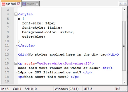Inline CSS and HTML combined in a single file