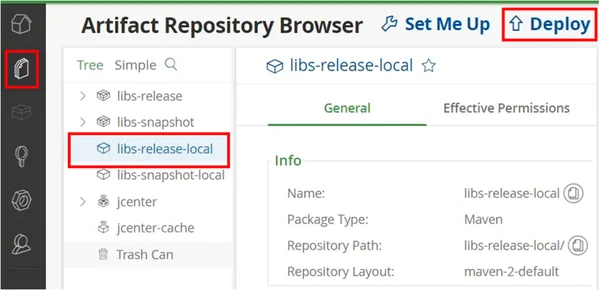 JAR deployment