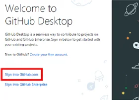 GitHub Desktop setup