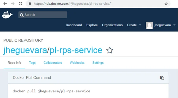 Docker hub image