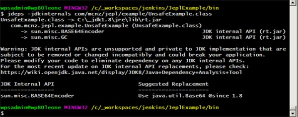 Jdeps tool