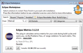 Eclipse metrics plugin