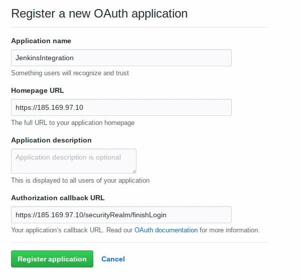 OAuth app
