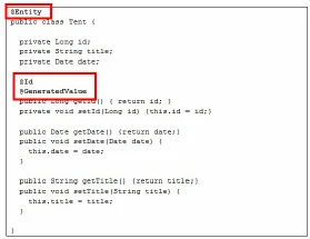 JPA annotations