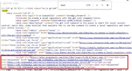 JavaScript webpage weight