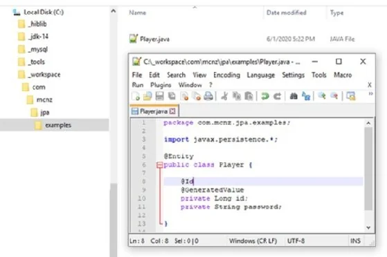 Hibernate JPA annotations