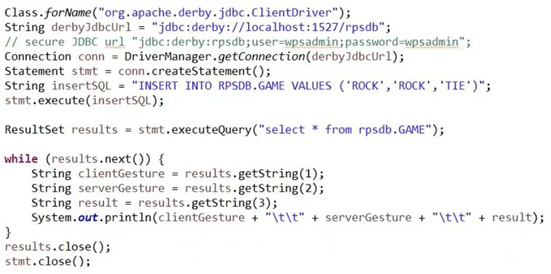 JDBC Driver Type Example