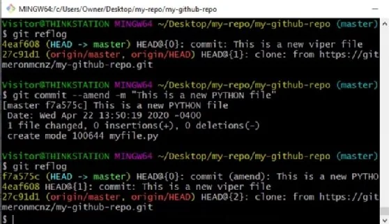 Change last Git commit message