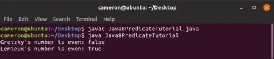 Java Predicate JavaDoc
