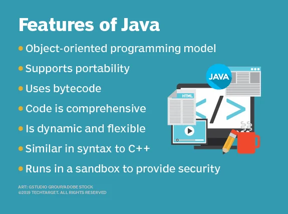 The main features of Java